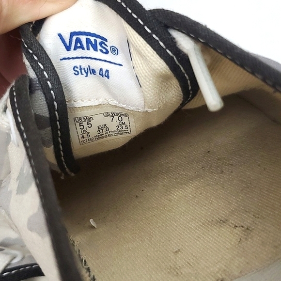 Vans Style 44 Gray‎ Camo Sneaker - Picture 9 of 9